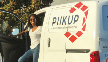 Piikup delivery van